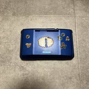 任天堂 Nintendo ニンテンドー DS 初代 ブルー ポケモン シール 動作品 ジャンク品 本体のみ レトロゲーム 発色良好