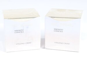 【2点】MIKIMOTO ミキモト ムーンパール バイタライジングクリーム 中油性クリーム スキンケア 保湿クリーム 30g 未開封品 5051-AM