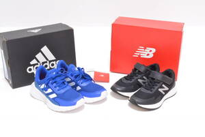 アディダス ニューバランス 2足セット スニーカー 子供用 18.0cm adidas new balance ジュニアシューズ 男の子 キッズ 運動靴 KID