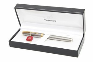 1S863☆パーカー PARKER☆ 万年筆 ペン先18K ソネット シズレ 925 美品【ニューポーン】