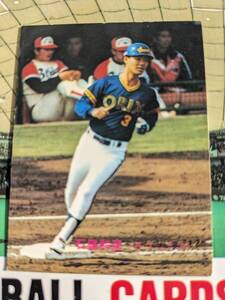 オリックス 1989年 カルビー プロ野球カード 石嶺和彦 No.218