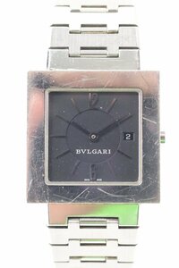 BVLGARI ブルガリ クアドラード SQ29SSD クォーツ デイト メンズ 腕時計 スクエア 6324-HA