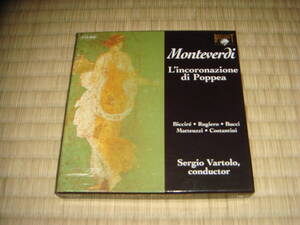 モンテヴェルディ「歌劇　ポッペアの戴冠」　　ＣＤ４枚　紙ボックス入り　　　ブリリアント輸入盤