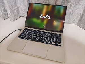 MacBook Air 13インチ (Early 2024) Apple M3 8コアCPU 10コアGPU 16G メモリ SSD 512GB スターライト MT2C3J/A