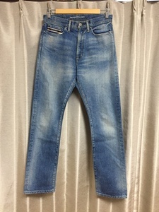 人気☆【RESOUND CLOTHING】RC1-ST-003 RC1 KING DENIM ディアレザーパッチ ストレッチデニムパンツ 1 鹿革 リサウンドクロージング