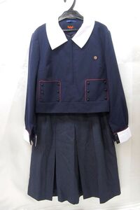 bw_5153k 3点セット 大きいサイズ♪ 大阪府 私立 帝塚山学院 冬服 校章付き イートンブレザー制服 上下セット 女子制服