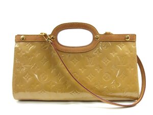 LOUIS VUITTON ルイ・ヴィトン ヴェルニ ロクスバリードライブ 2WAY ノワゼット M91372 ハンドバッグ 鞄 □UP4625