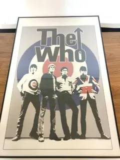 【レア】ザ・フー THE WHO - ポスター!!　フレーム付属