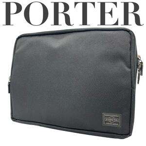 美品　PORTER ポーター　クラッチバッグ　ブラック　ポーチ　吉田カバン