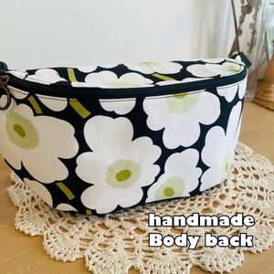 ハンドメイド ボディバッグ marimekko ウエストポーチ ウニッコ マリメッコ ショルダーバッグ バッグ