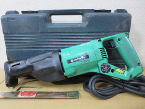 S2369 中古 HITACHI 日立 CR12V 電子セーバソー 115mm 替刃付 通電確認済