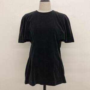 80s COMME des GARCONS 変形 ベロア 半袖 カットソー Mサイズ コムデギャルソン ブラウス VINTAGE archive 4010271