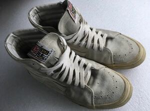 VANS バンズ style38 キャンバス×スエード 白×白 8インチ 