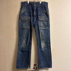 【希少】70s Levi’s 676 ブッシュパンツ ストレート W30.5 リーバイス デニムパンツ ジーンズ インディゴ