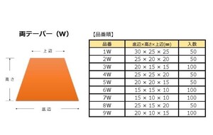 木目地棒(1W×2m)，1箱50本入