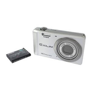 【動作品】CASIO EXILIM EX-ZS6 シルバー 1610万画素 光学5倍ズーム 液晶2.7型 内蔵メモリー約46MB コンパクトデジタルカメラ 現状 C4362