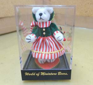 L23★World of Miniature Bears ワールドオブミニチュアベア★＃714 キャロル★保管品