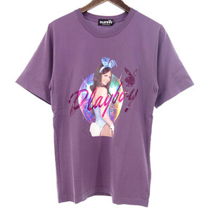 【PRICE DOWN】HYSTERIC GLAMOUR PLAYBOY MISS HEATHER Tシャツ パープル メンズS