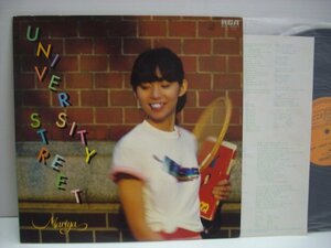 [LP] 竹内まりや / UNIVERSITY STREET / RCA RVL-8041 ◇r50810