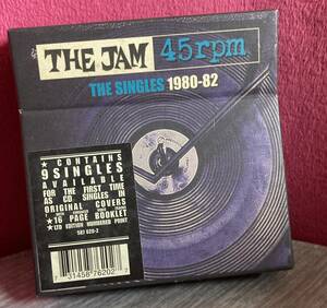 激レア!!ほぼ新品♪9CD-BOX シリアルナンバー入り『THE JAM 45rpm THE SINGLES 1980-82』ザ・ジャム/ポールウェラー