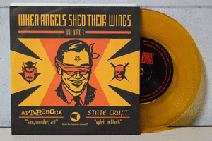 激レア オレンジ盤 輸入EPレコード When Angels Shed Their Wings Vol. 1 手彫りマト 美品中古