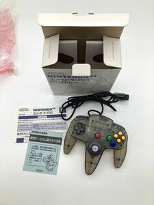 56【ND003】◆中古◆ NINTENDO64 N64 ニンテンドー64 コントローラー ブロス NUS-005 クリアグレー