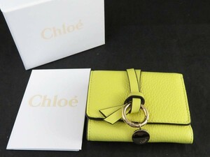 未使用　クロエ CHLOE ミニ トリフォールド ウォレット　財布