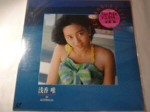 LD 浅香唯「Candid Girl / IN AUSTRALIA」C-Girl、Believe Again、他全7曲収録、＜レーザーディスク＞