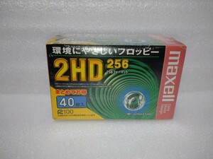 日立 マクセル 3.5型 2HD-256フォーマット フロッピーディスク 40枚パック MFHD256.C40K 未開封