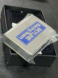 zippo SKYLINE Racing Team 前面加工 希少モデル ヴィンテージ 1982年製 スカイライン シルバーインナー 年代物 ケース 保証書付き 