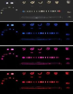 MR2　SW20　エアコン照明LED 1台分セット！ ブルー