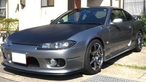 ★Stage21/セレブリップライナー★[新品/黒塗装済み]S15 シルビア 用FRP製エアロフロントリップスポイラー TYPE1 ［D/S15A］