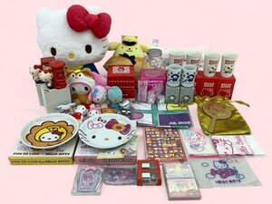 サンリオ グッズまとめ/ハローキティ/マイメロディなど/ぬいぐるみ/食器 他 未使用含む 中古品　ACB