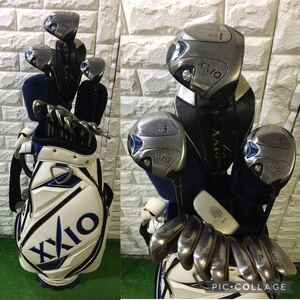 豪華必見☆DUNLOP XXIO☆ダンロップ ゼクシオ5シリーズ等 男性用ゴルフクラブ ゼクシオセット☆ダンロップ製ゼクシオキャディバッグ付