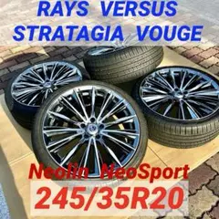 245/35R20 RAYS VERSUS VOUGE レイズ ヴォウジェ