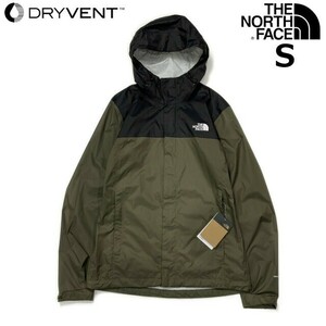 1円～!売切!【正規新品】THE NORTH FACE◆VENTURE 2 JACKET マウンテンパーカー US限定 DRYVENT 撥水(S)緑 カーキ(ロゴプリント) 180915-55