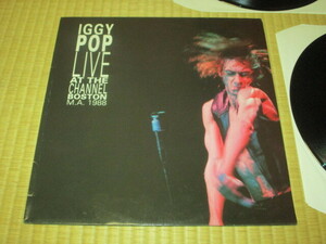 IGGY POP イギー・ポップ LIVE AT THE CHANNEL BOSTON M.A.1988 仏 2LP ザ・ストゥージズ THE STOOGES 