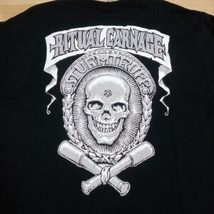 送料無料 超レア RITUAL CARNAGE リチュアルカーネージ バンドＴシャツ Ｌサイズ