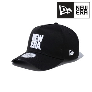 ニューエラ キャップ NEWERA 9FORTY A-Frame スクエアロゴ 940 黒 ブラック×ホワイト 