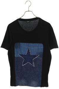 ディーゼル DIESEL サイズ:M デニム切り替えTシャツ 中古 BS99