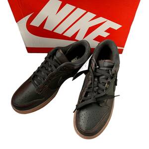 ◆未使用◆Nike Dunk Low Velvet DV1024 010 ナイキ ダンク ロー ベルベットブラウン アンド ブラック 27.5㎝ メンズ スニーカー X60367NH