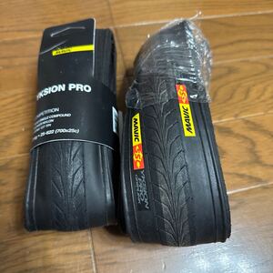 新品　 MAVIC YKSION PRO 25c クリンチャータイヤ　2本セット