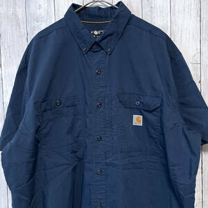 カーハート Carhartt 半袖シャツ メンズ ワンポイント 2XLサイズ 5-838