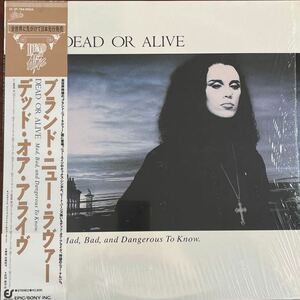 LP■ROCK/NEWWAVE//Dead Or Alive/Mad, Bad And Dangerous To Know/28 3P 769/美品美盤/デッドオアアライブ/帯付 Obi/シュリンク付