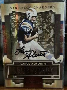 LANCE ALWORTH PLAYOFF 2009 CONTENDERS 直筆サインカード 