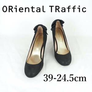 MK0607*ORiental TRaffic*オリエンタルトラフィック*レディースパンプス*39-24.5cm*黒