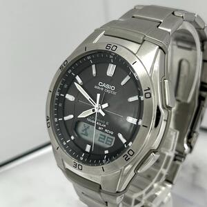 極美品 CASIO カシオ WAVE CEPTOR ソーラー アナデジ G1