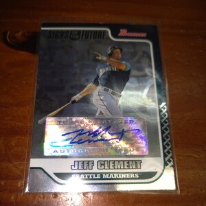 2006 bowman jeff clement sighofthefuture 