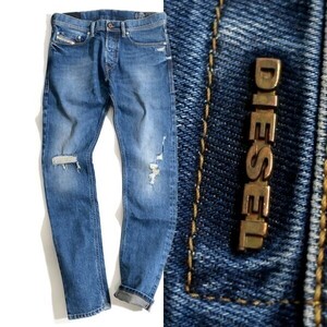 DIESEL ディーゼル 新品 定価5.2万 TEPPHAR 084XT デトロイト加工 ストレッチ デニムパンツ ジーンズ 00CKRI 01 W30 ▲110▼bus9367e