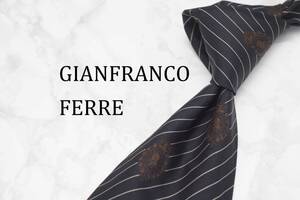 【美品】GIANFRANCO FERRE ジャンフランコフェレ A-1044 ITALY イタリア製 ブランド ネクタイ 良品 古着 卸 USED オールド SILK